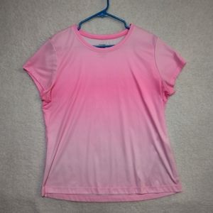 Danskin Now Ladies Pink Workout Top Size XL Loose